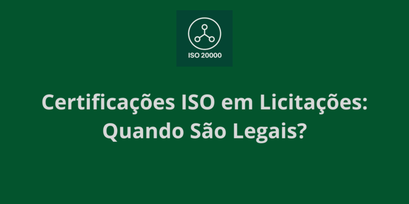 Certificações ISO em Licitações