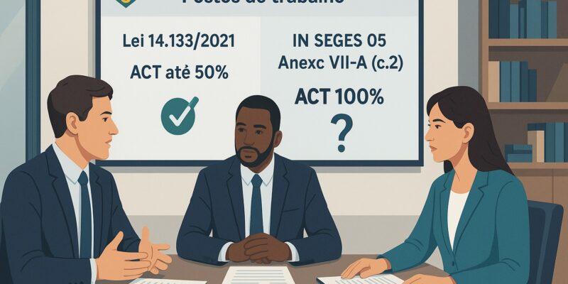 Postos de Trabalho em Licitações Públicas