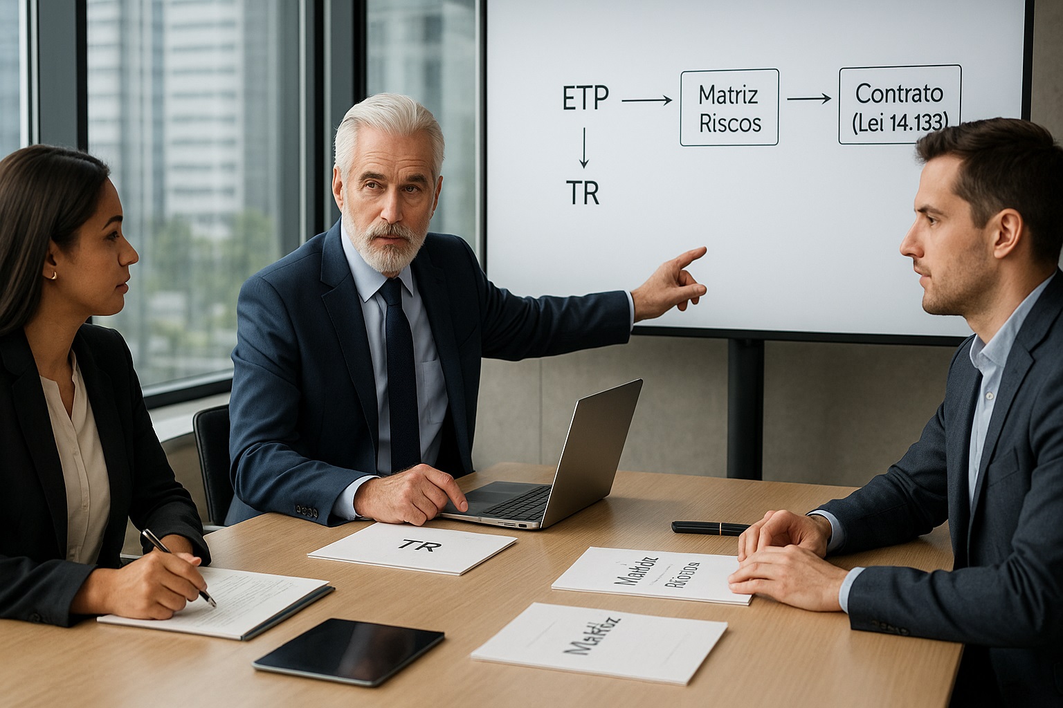 TR ETP e Matriz de Riscos Lei 14.133