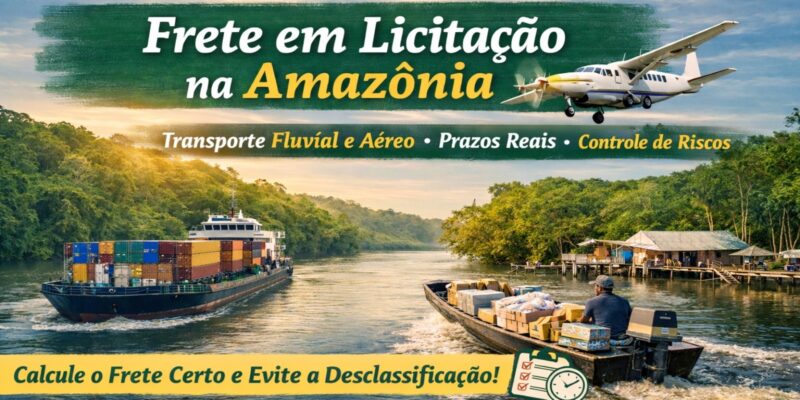 Frete em licitação na Amazônia
